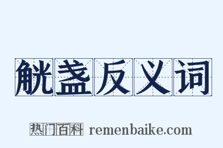 觥盏反义词是什么意思的图片